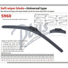 Beam Type Windshield Wiper with Universal Clip